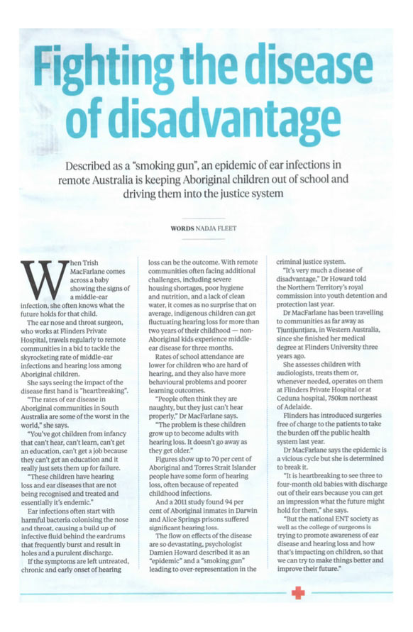 Fighting the disease of disadvantage
